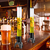 Black 3L No Ice Tube Polycarbonate Juice Tower Beer Cocktail Cold Drink ABS Beverage Dispenser