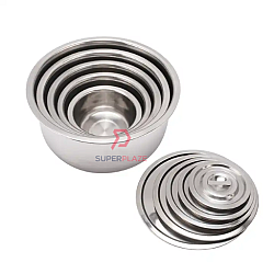 5 Pcs Stainless Steel Pot With Lid Periuk Bertutup Steel Indian Pot Periuk Set Degchi Pot