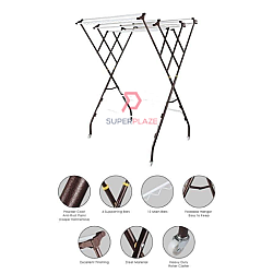 3V Rainbow 10 plus 4 Bars Clothes Drying Rack Outdoor Clothes Towel Hanger