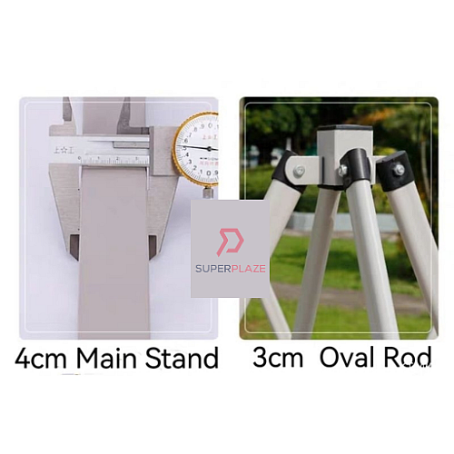 Beige White 1.8x2 Meter Folding Tent Canopy Khemah Lipat Bazaar Canopi Umbrella