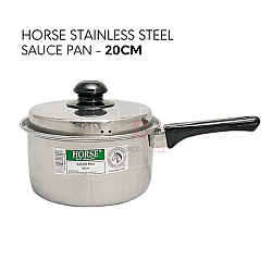 20cm Horse Stainless Steel Sauce Pot Single Handle Cooking Pan