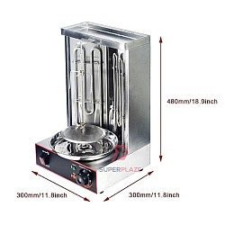 Electric Stainless Steel Kebab Machine Commercial Shawarma Kebab Machine