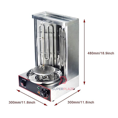 Electric Stainless Steel Kebab Machine Commercial Shawarma Kebab Machine