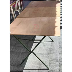 H-KTK 3 Feet High Stand Only 18mm 0.75 Inch Night Market Foldable Table Rack Market Folding Table Stand