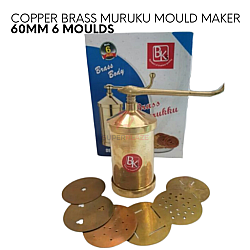 60mm 6 Moulds Copper Brass Muruku Mould India Muruku Maker