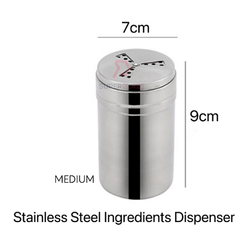 Medium Size Stainless Steel Ingredients Dispenser