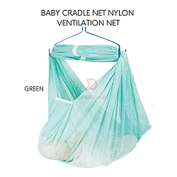 Green Color Baby Cradle Net Nylon Ventilation Net