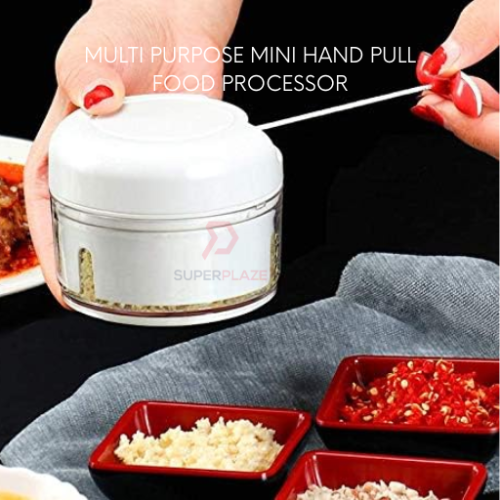 Multi Purpose Shredder Mini Food Processor Hand Pull Chopper Mincer