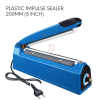 200mm Heavy Duty Plastic Impulse Sealer Machine Laminated Poly Bag Packaging Sealing