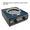 SW35K Gas Stove Dual Frame Pipe Control Automatic Gas Cooker Sawana