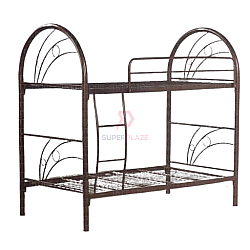 3V VE901A Heavy Duty Detachable Double Decker Bunk Bed Bedroom Hostel Hotel Strong Bed Frame