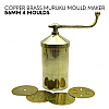 56mm 4 Moulds Copper Brass Muruku Mould India Muruku Maker