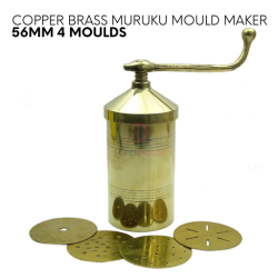 56mm 4 Moulds Copper Brass Muruku Mould India Muruku Maker