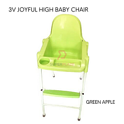 Green Apple Color 3V Joyful High Baby Chair