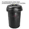 70 Liters Mapo HDPE Fiber Unbreakable Bin Heavy Duty Dustbin