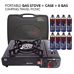 Stove Plus Case Plus 8 Butane Gas Portable Gas Stove Cartridge Steamboat Camping Travel Picnic Stove