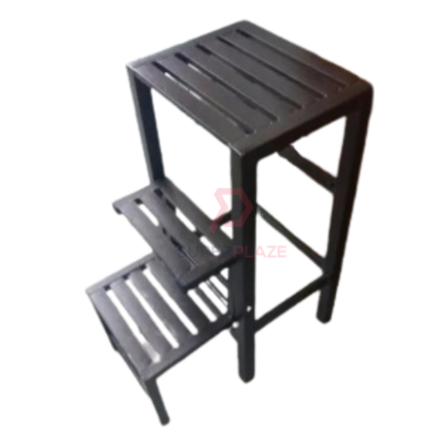 3 Tier 3V Mitta High Foldable Step Ladder Stool Metal Folding Chair