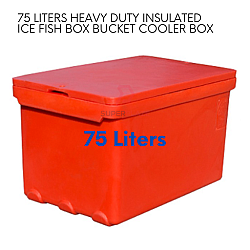 75 Liters Heavy Duty Insulated Ice Box Fish Ice Bucket Cooler Box Cold Storage