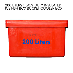 200 Liters Heavy Duty Insulated Ice Box Fish Ice Bucket Cooler Box Cold Storage