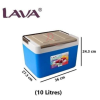 10 Liters Blue Lava Insulated Ice Box Bucket Picnic Case Fishing Box Cooler