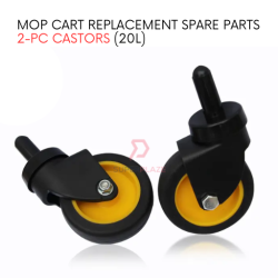2 Pcs Castor For 20L Mop Cart Replacement Spare Parts Janitor Housekeeping