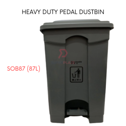 SOB87 87L Winner Heavy Duty Step On Garbage Bin Pedal Bin Step Dustbin Waste Bin
