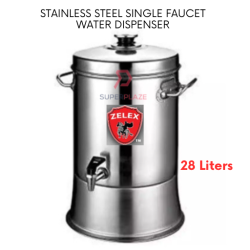 28 Liters Stainless Steel Single Faucet Drinks Water Dispenser Beverage Storage Tank