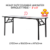3V 2x3 Feet Heavy Duty Laminated Wood Top Banquet Table Folding Function Table