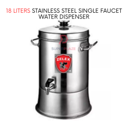 18 Liters Stainless Steel Single Faucet Drinks Water Dispenser Beverage Storage Tank