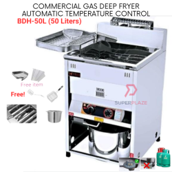 BDH-50L XL Commercial Gas Deep Fryer Stand Landed Automatic Temperature Deep Fryer