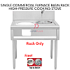 Rack Only Single Commercial High Pressure Gas Cooking Stove Basin Furnace Rack