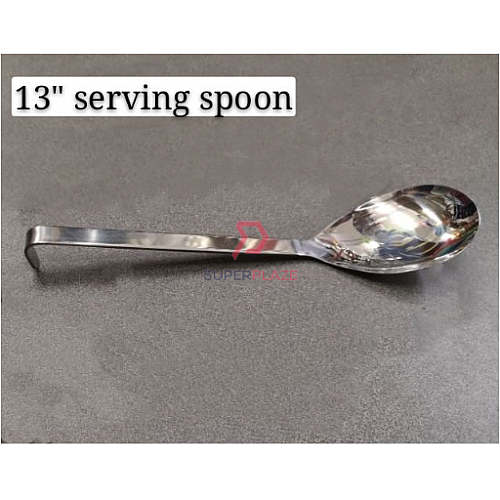 13 Inches Stainless Steel Serving Spoon Curry Spoon Rice Spoon Senduk Lauk