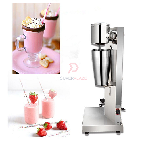 No Cup Sensor Electric Single Milkshake Blender Single Mixers Stainless Steel Milk Foam Mixer