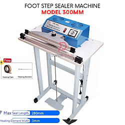Model 300mm Width 3mm Foot Step Sealer Machine Foot Sealer Pedal Machine Vertical Sealing Type Quick Packing