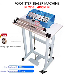 Model 400mm Width 3mm Foot Step Sealer Machine Foot Sealer Pedal Machine Vertical Sealing Type Quick Packing