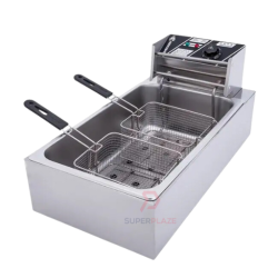 16L Auto Big Commercial Electric Deep Fryer Single Tank Multi Cooker French Fried Western