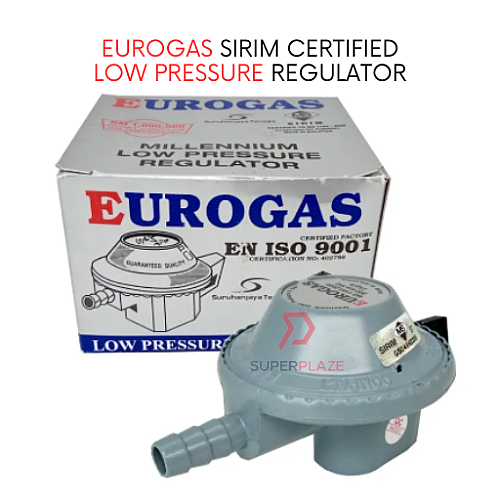 Eurogas Low Pressure Regulator Sirim Certified LPG Gas Cylinder Head