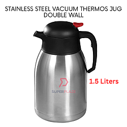 1.5 Liters Double Wall Stainless Steel Vacuum Thermos Jug Double Wall Insulated Coffee Flask Pot