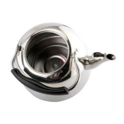 4 Liters Whistling Kettle Stainless Steel Flexible Handle Beverage Boiling Kettle Water Dispenser