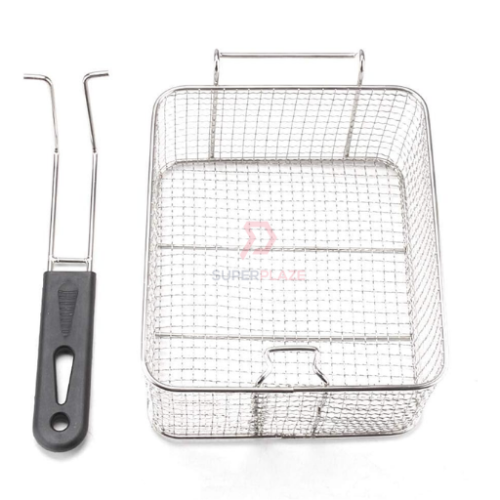 Electric Fryer EFB Stainless Steel Rectangle Frying Basket Deep Fryer Basket French Fries Chips