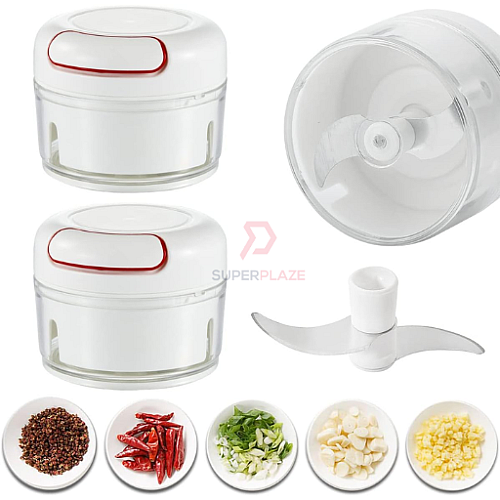 Multi Purpose Shredder Mini Food Processor Hand Pull Chopper Mincer
