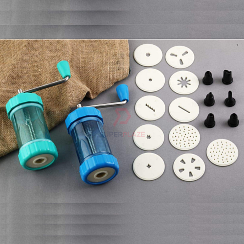 Marvel 21 Moulds Easy Unbreakable Plastic Snacks Maker Polycarbonate Muruku Maker