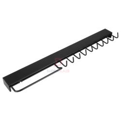 60cm Black Color 304 Multifunctional Stainless Steel Mounted Wall Rack Anti Drill Storage Knife Holder