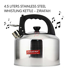 4.5 Liters Stainless Steel Whistling Kettle Zirafah