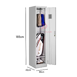 1 Door Multi Compartment Steel Locker Hostel Individual Storage Cupboard Office Cabinet