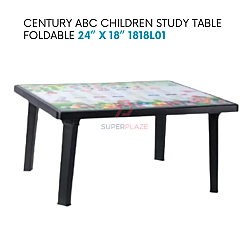 24x18 Inches Century ABC Children Kids Foldable Study Table Portable Japanese Style