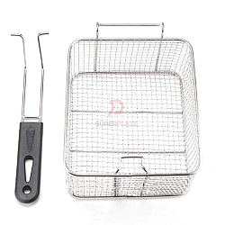 Gas Fryer GFB Stainless Steel Rectangle Frying Basket Deep Fryer Basket French Fries Chips Kitchen Tool Gas Fryer GFB Stainless Steel Rectangle Frying Basket Deep Fryer Basket French Fries Chips Kitchen Tool