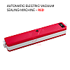 Red Automatic Electric Vacuum Sealing Machine Fresh Sealer