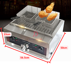 18 Liters XL Electric Commercial Deep Fryer Automatic Desktop Fryer Fast Food Western Cooker Machine 18 Liters XL Electric Commercial Deep Fryer Automatic Desktop Fryer Fast Food Western Cooker Machine