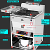 BDH-30L XL Commercial Gas Deep Fryer Stand Landed Automatic Temperature Deep Fryer
